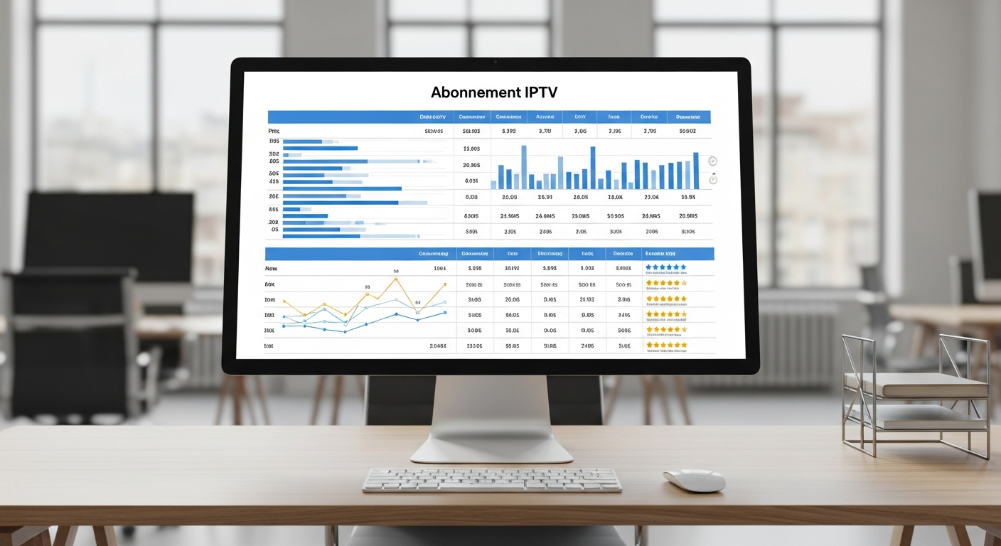 Abonnement IPTV - Comparatif : Top 5 des Meilleurs Abonnements IPTV Fiables